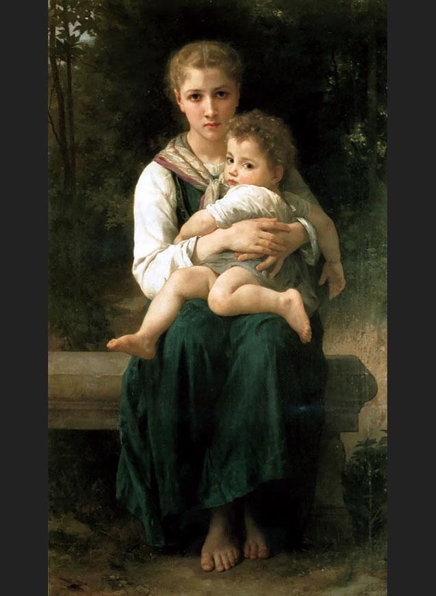 William Bouguereau The Two Sisters